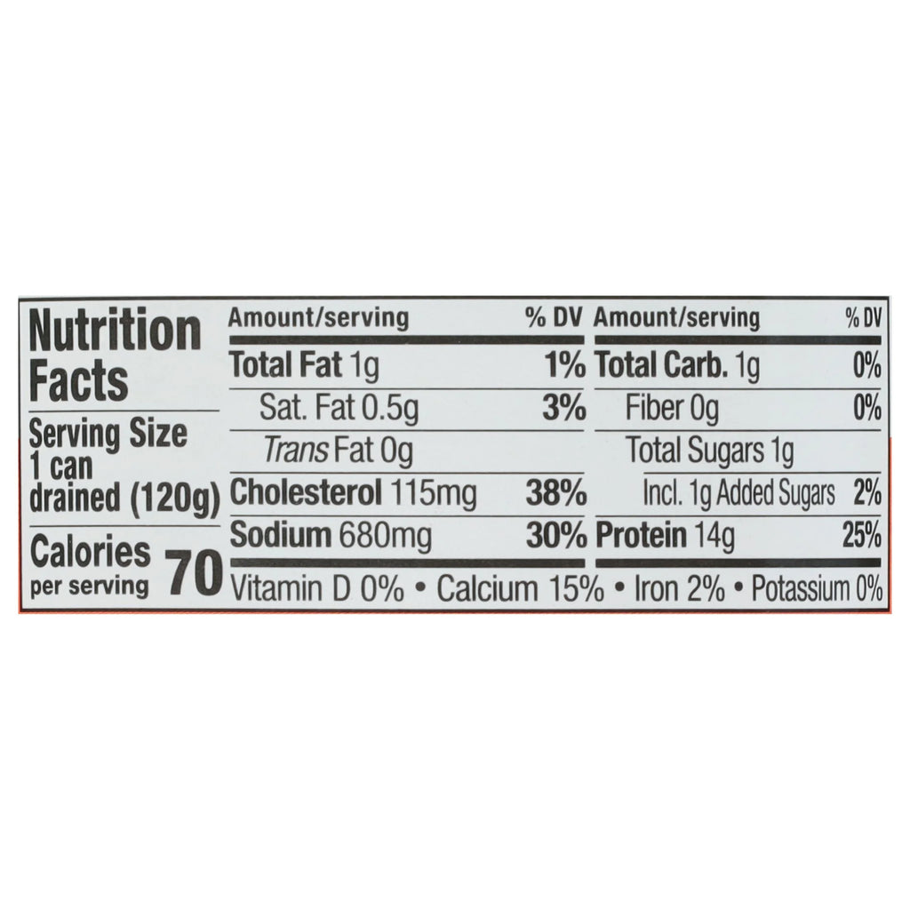 Wild Caught White Crabmeat, 14G Protein per Serving, Shelf Stable Can, 6Oz