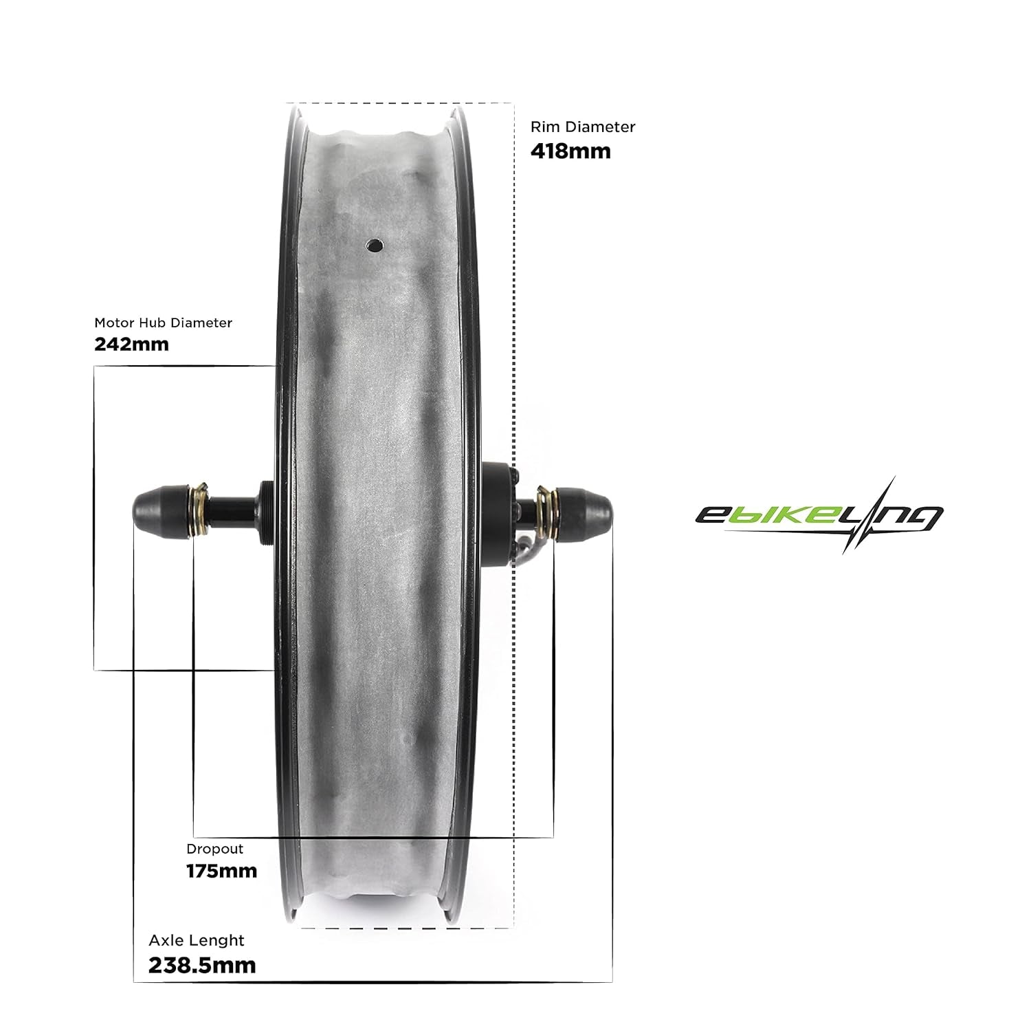 Ebike Conversion Kit 48V 1200W, Rear Wheel 20" Fat Electric Bike Conversion Kit, Add on Electric Bike Kit, High Performance, Waterproof for Easy Installation, Efficient Commuting Solution