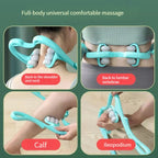 Neck Massager for Pain Relief Deep Tissue 360 Degree Neck Roller with 96 Pressure Point Neckbud Massage Roller for Neck Shoulder Waist Leg Foot Handheld Relaxer Tool