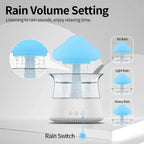 Relax Cloud Rain Diffuser: Ultrasonic Aromatherapy Humidifier with Colorful Lamp