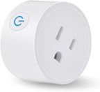 Smart Plug Smart Wifi Outlet Compatible with Apple Homekit, Amazon Alexa and Google Assistant Remote Control Smart Socket with Timer Function No Hub Required ROHS and FCC Certified (1 Pack)