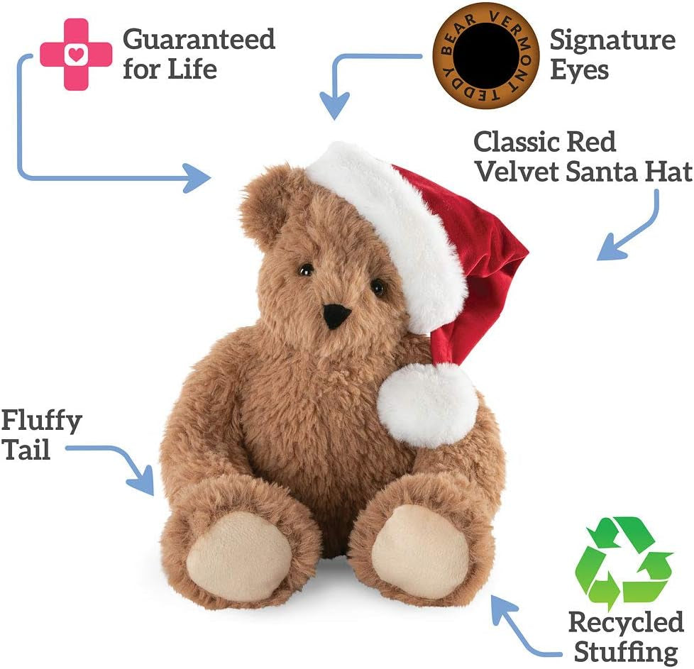 Christmas Bears - Christmas Stuffed Animals, 18 Inch, Santa Bear, Soft