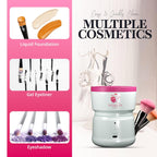 Electric Makeup Brush Cleaner Machine, Portable Automatic USB Cosmetic Brushes Cleaner Cleanser Tool for All Size Beauty Makeup Brush Set, Liquid Foundation, Contour, Eyeshadow, Blush Brush