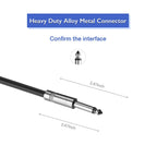 2Pack 100 Ft 1/4" to 1/4" Speaker Cables, True 12AWG Patch Cords, DJ/PA Audio Speaker Cable 12 Gauge Wire