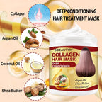 Collagen Hair Treatment Hair Mask & Hair Growth Serum,Deep Conditioner Hydrating Hair Mask for Dry Damaged Hair,Hair Growth Oil for Hair Loss,Natural Hair Regrowth Treatment for Men and Women