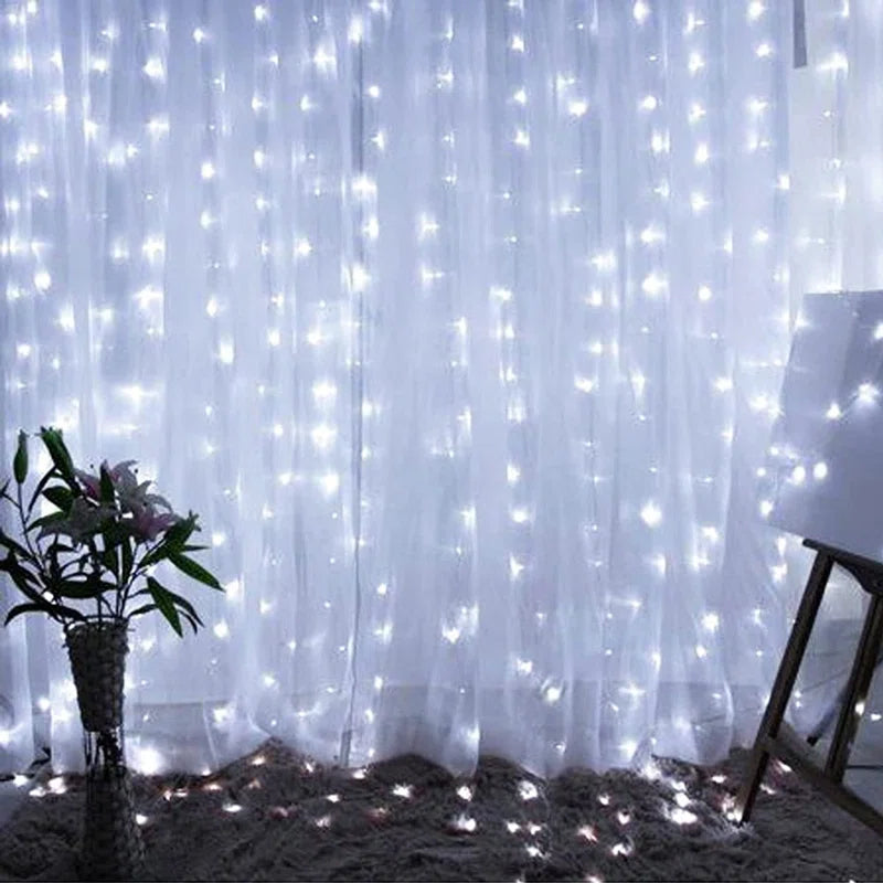 Light Icicle Fairy String Lights for Christmas Curtain Window Festival Party Lighting
