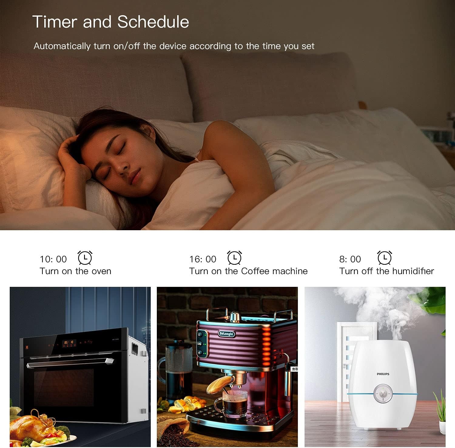 Smart Plug Smart Wifi Outlet Compatible with Apple Homekit, Amazon Alexa and Google Assistant Remote Control Smart Socket with Timer Function No Hub Required ROHS and FCC Certified (1 Pack)