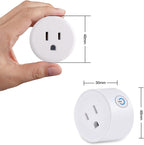 Smart Plug Smart Wifi Outlet Compatible with Apple Homekit, Amazon Alexa and Google Assistant Remote Control Smart Socket with Timer Function No Hub Required ROHS and FCC Certified (1 Pack)