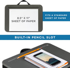 Compact Lap Desk - Fits up to 15 Inch Laptops - Charcoal - Style No. 43105