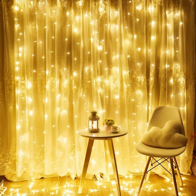 Light Icicle Fairy String Lights for Christmas Curtain Window Festival Party Lighting
