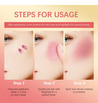 Soft Cream Blush Makeup, Liquid Blush for Cheeks, Natural-Looking Long Lasting, Smudge Proof, Velvet Mousse,Dewy Finish, Easy to Blend Blusher (#3)