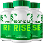 Tropical Rise Capsules, Official Tropical Rise Supplement Pills for Men - Maximum Strength, All Natural Support for Overall Health & Wellness, Tropicalrise Advanced Formula Reviews (3 Pack)