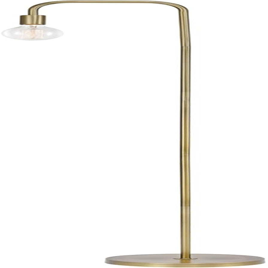 Electric 67068 Holden 70" Floor Lamp, Matte Brass, In-Line On/Off Foot Switch