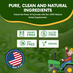 Kadaknath | Ayurvedic Vitality and Energy Capsules with Organic Ashwagandha, Himalayan Organic Shilajit and More - Herbal Supplement for Men'S Health & Wellness - 60 Capsules