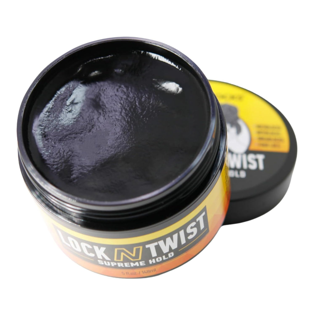 Lock N Twist (5 Oz) | Supreme Hold, No Frizz or Flaking | Hydrating, Nourishing Locking Gel | Grape & Avocado-Infused | Lock & Twist Braids, Locks, Twists, Cornrows | 5 Oz