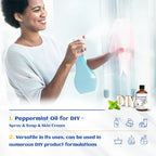 Peppermint Oil for Diffuser Skin Hair Massage, Essential Oil for Muscle Health Wellness-100Ml