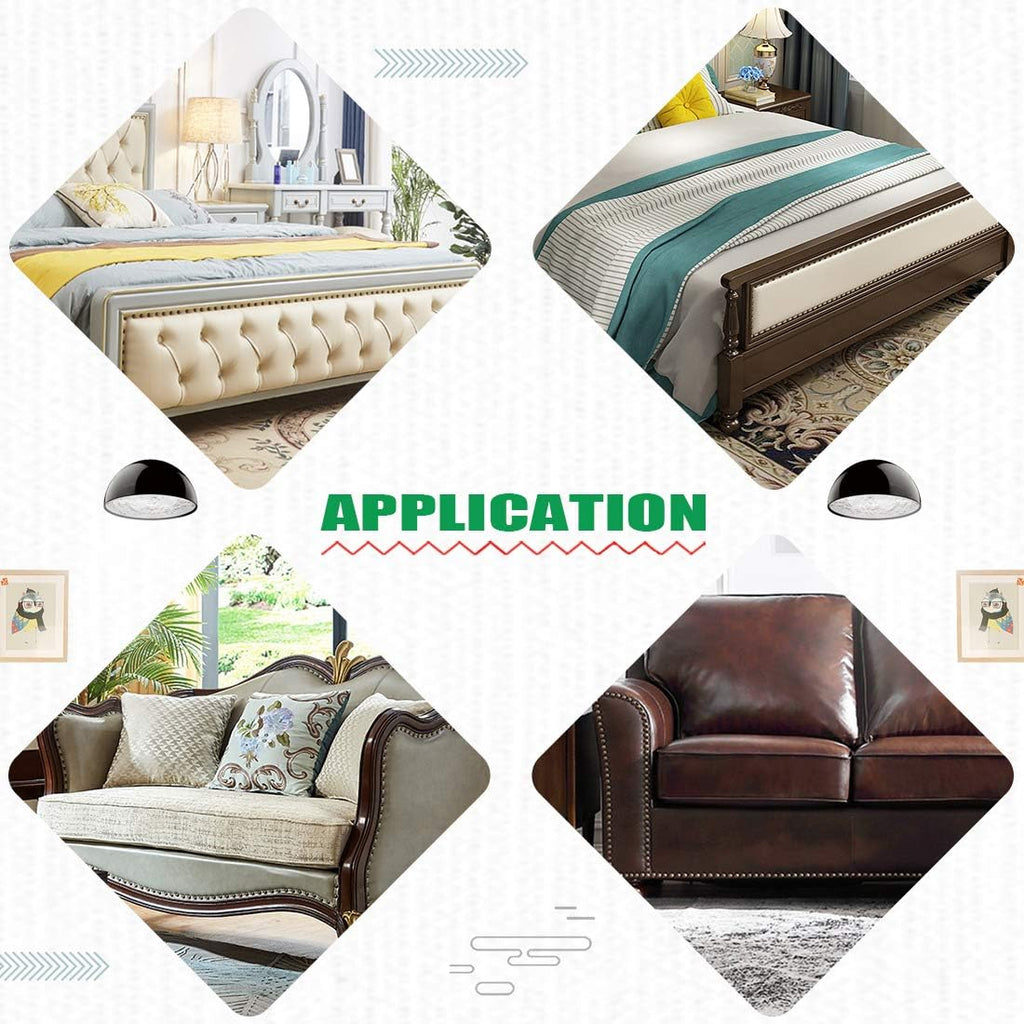 300Pcs [ 7/16" in Diameter] Antique Upholstery Tacks Furniture Nails Pins Kit for Upholstered Furniture Cork Board or DIY Projects - Bronze