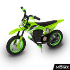 Green 12V Mini Electric Child Dirt Bike, Battery Powered Toy Motorcycle, Kids Ride On, Ages 5 Years and Up