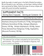 Kadaknath | Ayurvedic Vitality and Energy Capsules with Organic Ashwagandha, Himalayan Organic Shilajit and More - Herbal Supplement for Men'S Health & Wellness - 60 Capsules