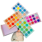 60 Colors Eyeshadow Palette, 4 In1 Color Board Makeup Palette Set Highly Pigmented Glitter Metallic Matte Shimmer Natural Ultra Eye Shadow Powder Easy to Blend