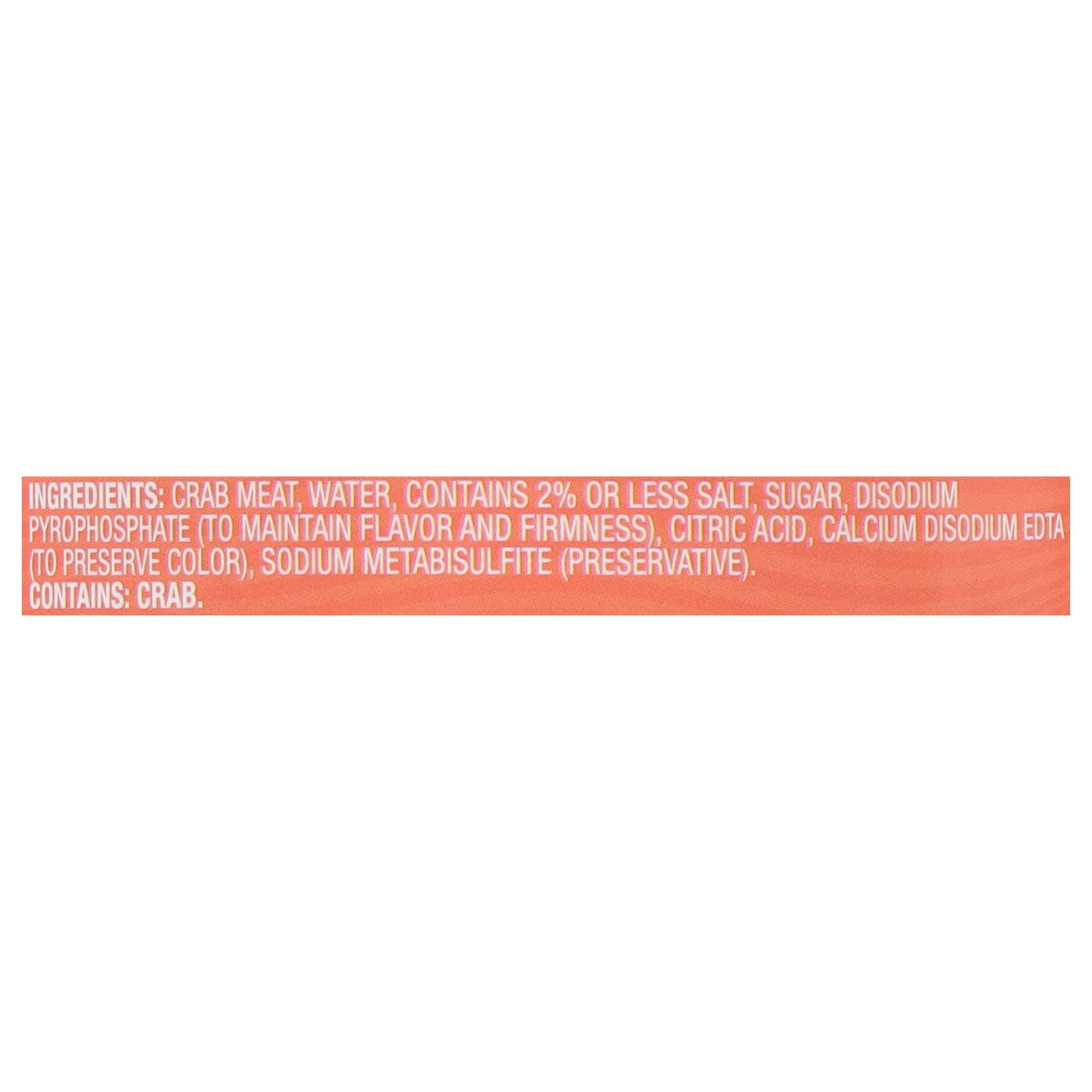 Wild Caught White Crabmeat, 14G Protein per Serving, Shelf Stable Can, 6Oz