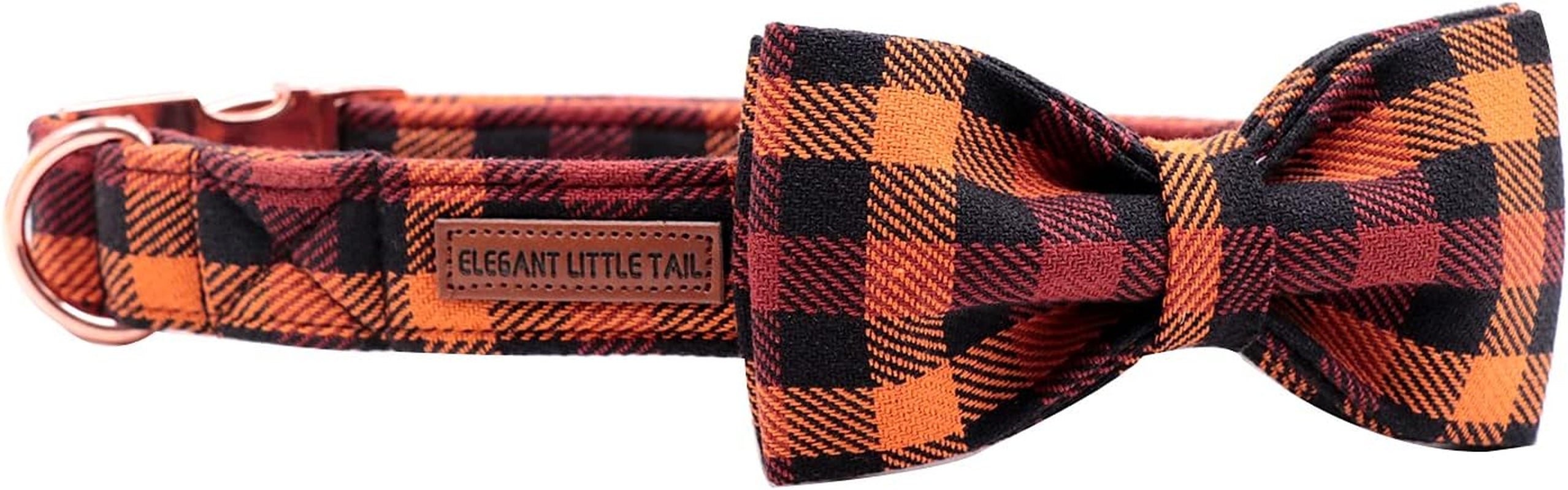 Dog Collar with Bow, Bowtie Dog Collar, Adjustable Fall Dog Collars for Small Medium Large Dogs