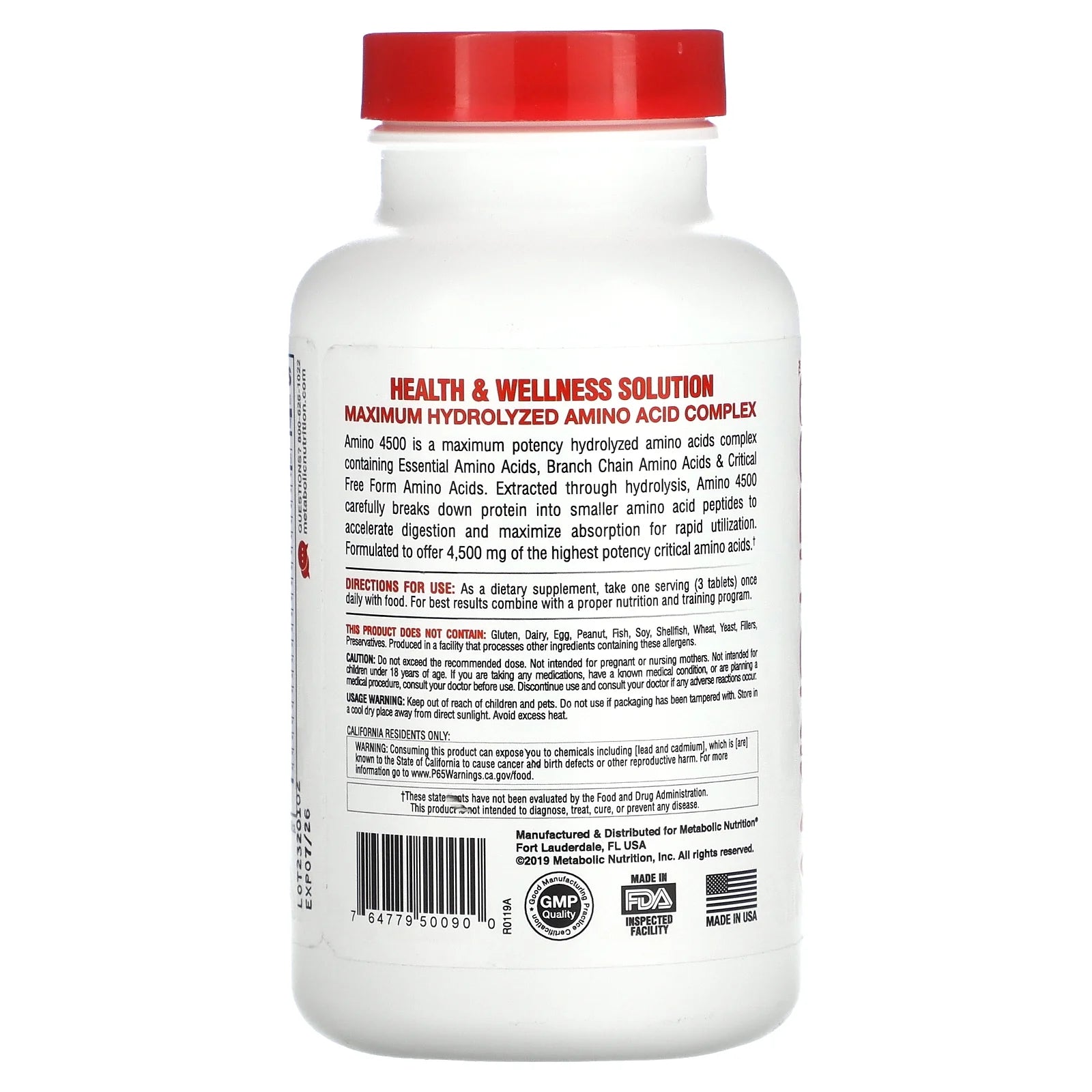 Amino 4500, 90 Tablets