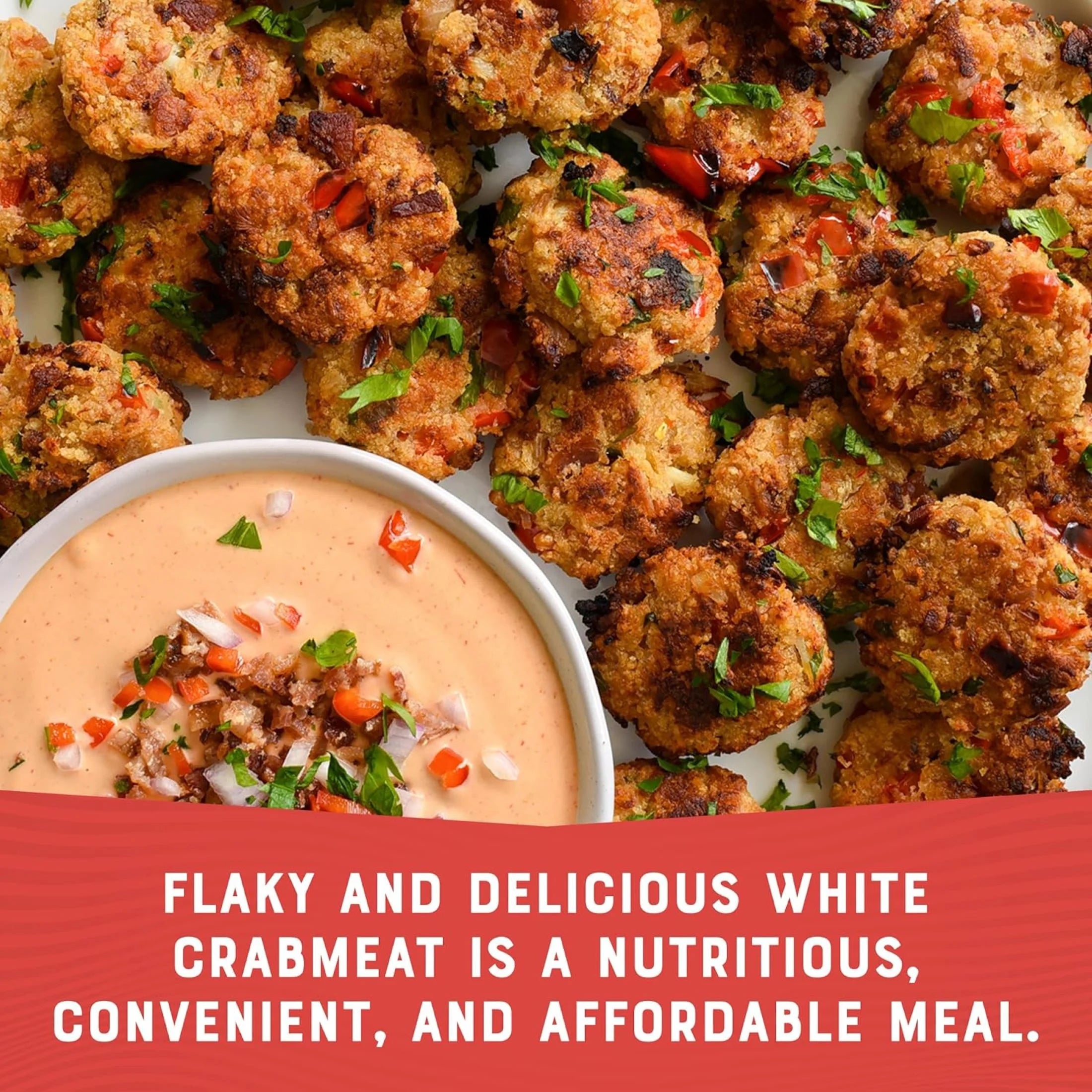 Wild Caught White Crabmeat, 14G Protein per Serving, Shelf Stable Can, 6Oz