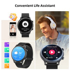 Men'S and Women'S Smartwatch 1.39-Inch, with Fitness Tracker/Wireless Call/Message Notification, Fits for Android and Iphone Devices (Alloy Black)