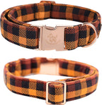 Dog Collar with Bow, Bowtie Dog Collar, Adjustable Fall Dog Collars for Small Medium Large Dogs