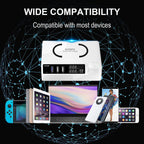 USB Charger Upgraded Version,  65W 12A 4-Port USB Charging Station 20W PD Charger and QC3.0 Multi Port USB C Charger Hub with Adjust Brightness LCD Display for Iphone Ipad Huawei and More