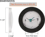 3 Color Temperature LED Flush Mount Ceiling Light,7.5 Inch,120V 12W 840LM Dimmable, CRI 90+,3000K/4000K/5000K Adjustable,White Finish